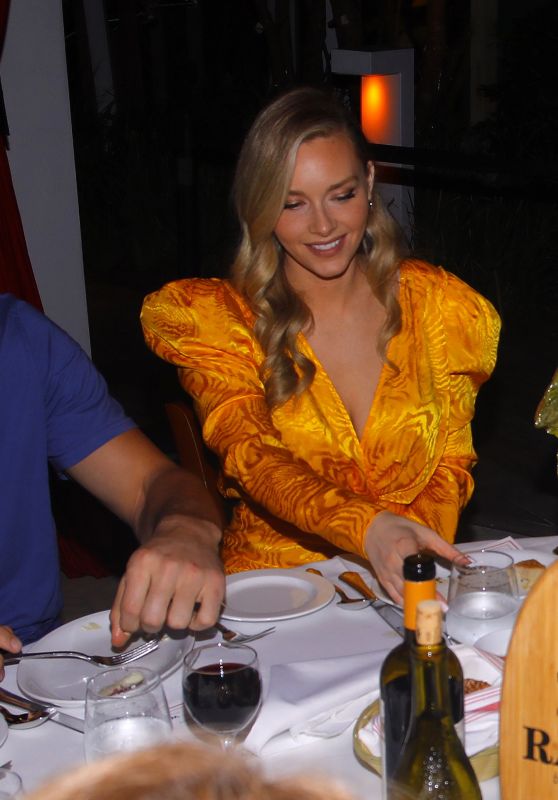 Olivia Culpo and Jasmine Sanders - Superbowl Dinner in Miami 01/31/2020
