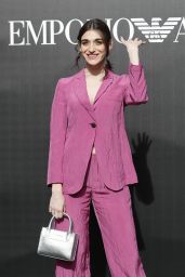 Pilar Fogliati - Emporio Armani Show Photocall at Milan Fashion Week 02/21/2020