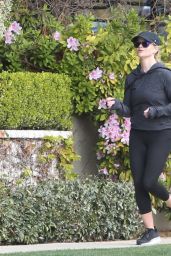 Reese Whiterspoon in Leggings - Jogging in LA 02/22/2020