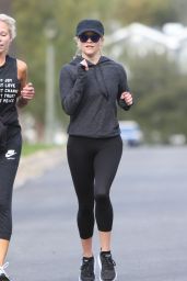 Reese Whiterspoon in Leggings - Jogging in LA 02/22/2020