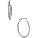 Roberto Coin Diamond Hoop Earrings