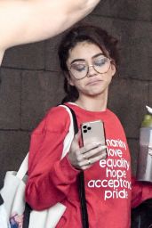 Sarah Hyland - Leaving the Dogpoung Gym in West Hollywood 02/14/2020