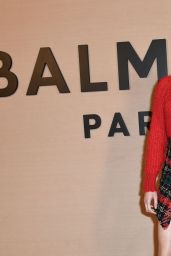 Shailene Woodley – Balmain Fashion Show in Paris 02/28/2020