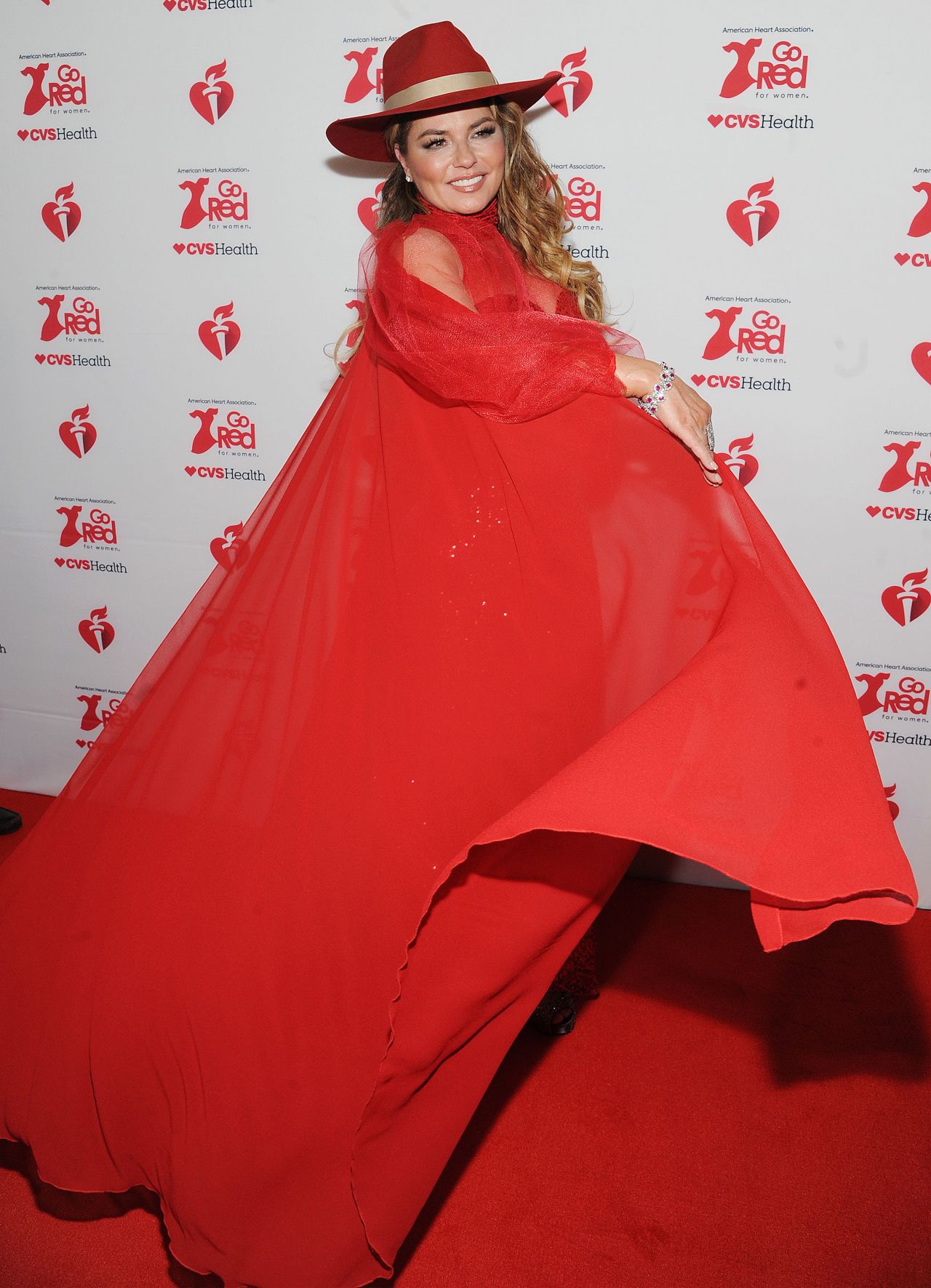 Shania Twain Go Red  For Women Red Dress Collection 2020  