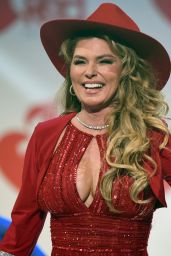 Shania Twain – Go Red For Women Red Dress Collection 2020 in NYC