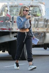 Sofia Richie Street Style - Exits a Hair Salon in Beverly Hills 01/31/2020