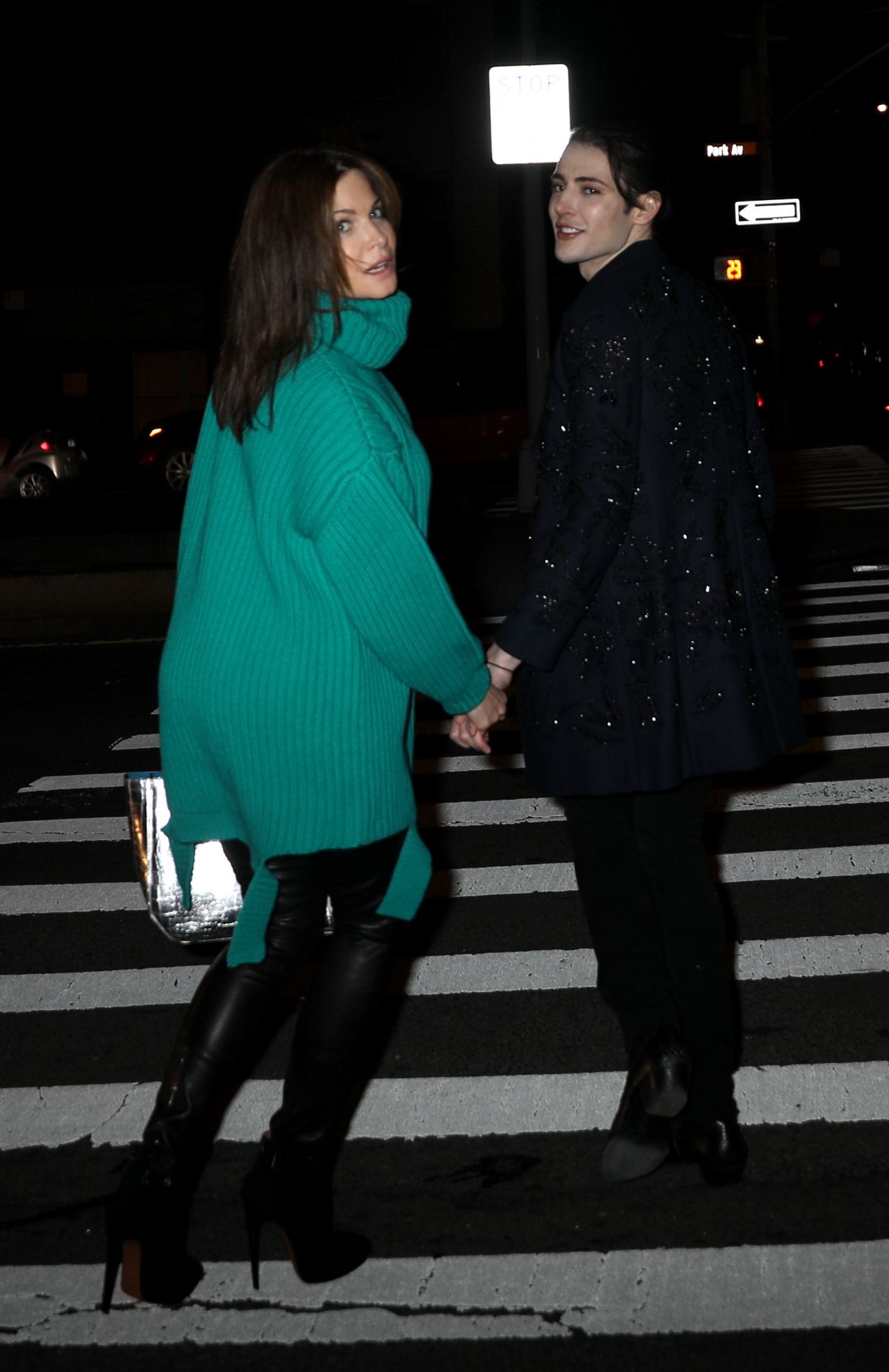 Stephanie Seymour - Leaving the Marc Jacobs Fashion Show in NYC 02/12 ...