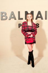 Sydney Sweeney – Balmain Fashion Show in Paris 02/28/2020