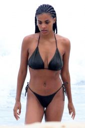 Tina Kunakey in a Bikini - Beach in Rio de Janeiro 02/21/2020