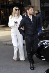 Toni Garrn and Alex Pettyfer - Out in Milan 02/23/2020