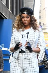 Tyra Banks - Outside GMA in NYC 02/24/2020