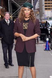 Tyra Banks  Style - Out in New York City 02/24/2020