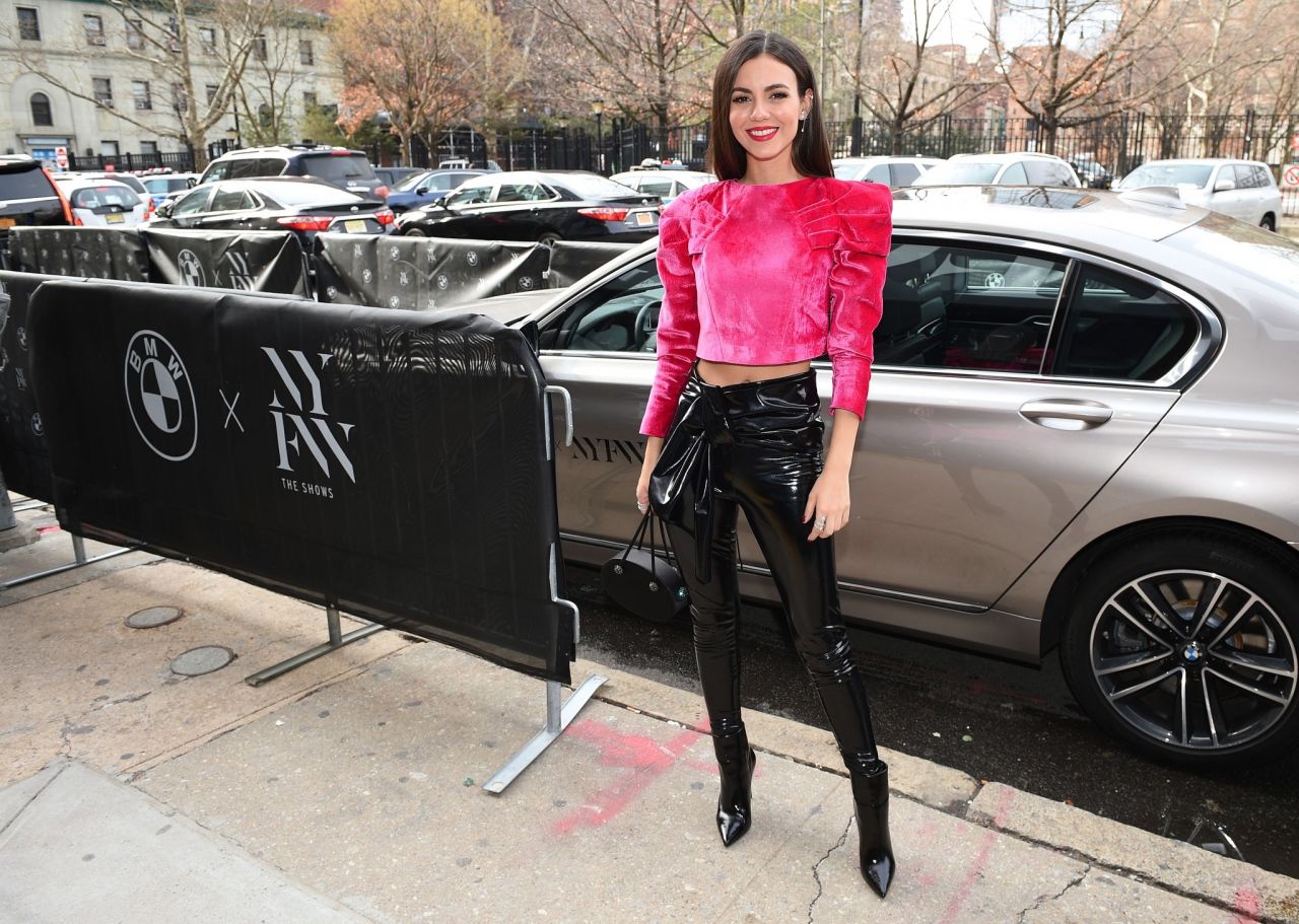 Victoria Justice - Outside the Raisa Vanessa Fashion Show in New York