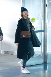 Zendaya in Travel Outfit - JFK Airport in New York 02/16/2020
