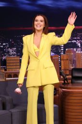 Zoey Deutch - The Tonight Show Starring Jimmy Fallon in NYC 02/14/2020