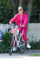 Alessandra Ambrosio - Bikes the Streets of Santa Monica 03/19/2020