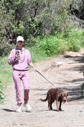 Alessandra Ambrosio - Hiking With Her Dog in Pacific Palisades 03/18/2020