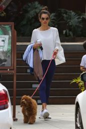 Alessandra Ambrosio - Walks Her Dog in Malibu 03/01/2020
