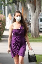 Alicia Arden Wearing a Medical Mask - West Los Angeles 03/06/2020
