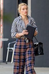 Amber Heard - Heads to a Business Meeting 03/04/2020