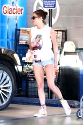 Ashley Benson in Jeans Shorts - Out in LA 03/26/2020