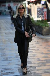 Ashley Roberts Street Style - Arrive at Global Radio in London 03/24/2020