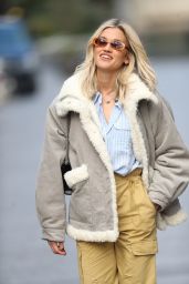 Ashley Roberts Style - Leaving Heart Radio in London 03/31/2020
