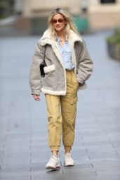 Ashley Roberts Style - Leaving Heart Radio in London 03/31/2020