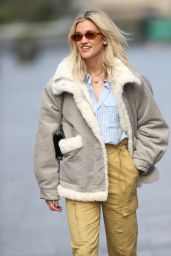 Ashley Roberts Style - Leaving Heart Radio in London 03/31/2020