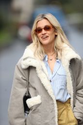 Ashley Roberts Style - Leaving Heart Radio in London 03/31/2020