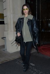 Bella Hadid - Leaving Her Hotel in Paris 03/02/2020