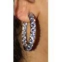 By Lolita Diamond Hoop Earrings