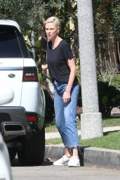 Charlize Theron in Casual Outfit - LA 02/29/2020