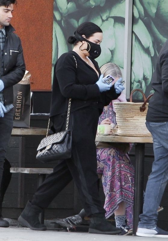 Demi Lovato - Shopping in Los Angeles 03/15/2020