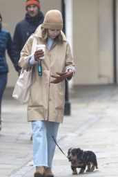 Emilia Clarke - Takes Her Dog For a Stroll in London 03/20/2020