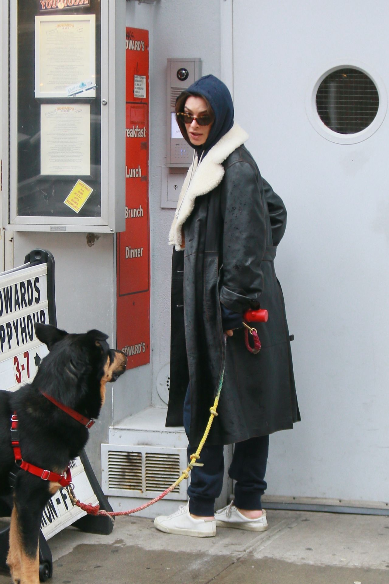 Emily Ratajkowski - Takes Her Dog for a Walk in NYC 03/03/2020 • CelebMafia