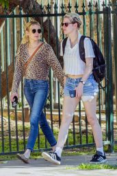 Emma Roberts and Kristen Stewart - Arrive at Kristen