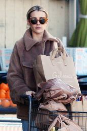 Emma Roberts Street Style - Leaving a Supermarket in Hollywood 03/25/2020