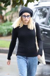 Emma Roberts Street Style - Shopping in Los Angeles 03/14/2020