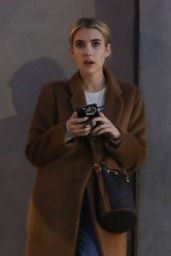 Emma Roberts - Waiting for Her Car in LA 03/04/2020