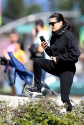 Eva Longoria at a Park in Beverly Hills 03/17/2020