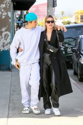 Hailey Rhode Bieber and Justin Bieber - Out for a Walk in West Hollywood 03/04/2020