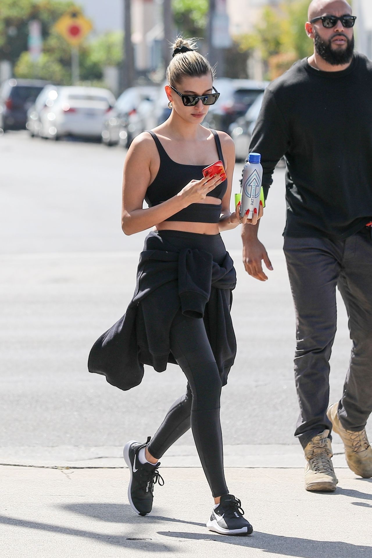 Hailey Rhode Bieber - Leaving Lunch at Backyard Bowl in West Hollywood ...