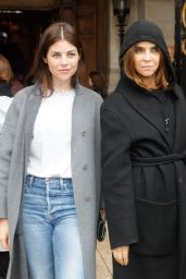 Julia Restoin-Roitfeld – Arrives at Stella McCartney Show at Paris Fashion Week 03/02/2020