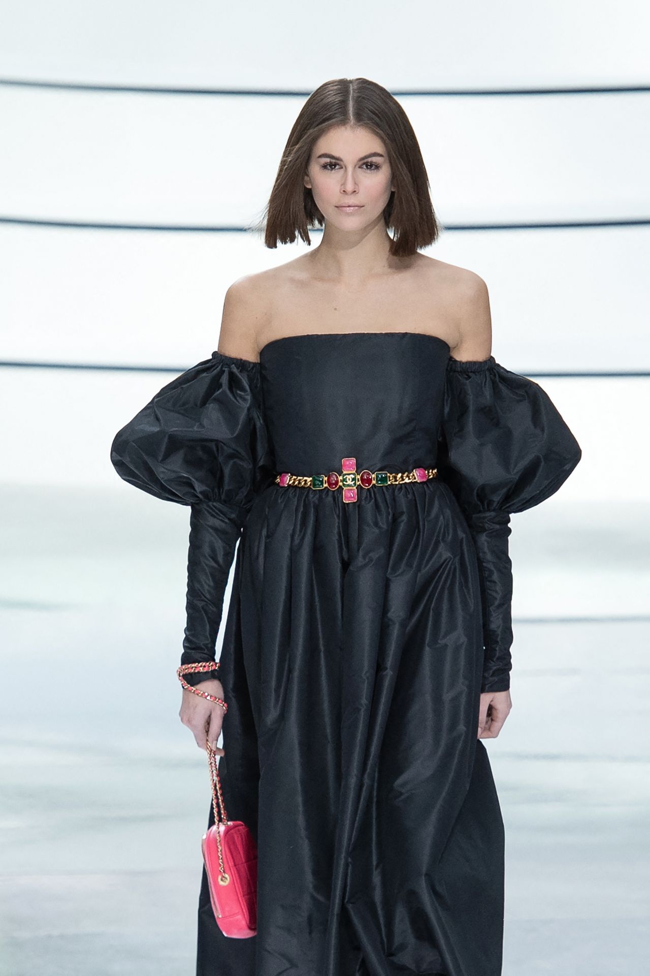 Kaia Gerber - Walks Chanel Ready to Wear Fashion Show in Paris 03/03 ...