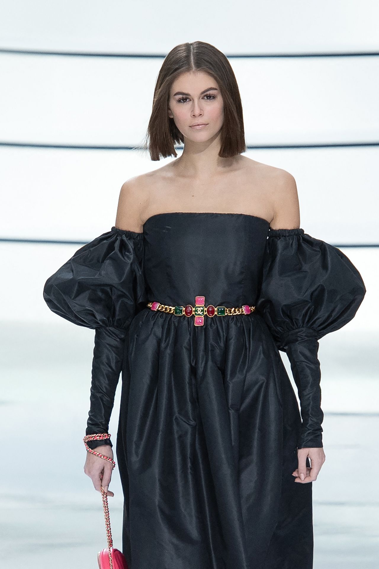 Kaia Gerber - Walks Chanel Ready to Wear Fashion Show in Paris 03/03