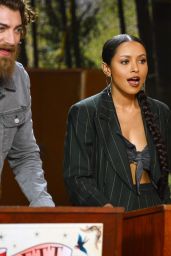 Kat Graham - Guest Appearance on the Good Mythical Morning Show in LA 03/12/2020