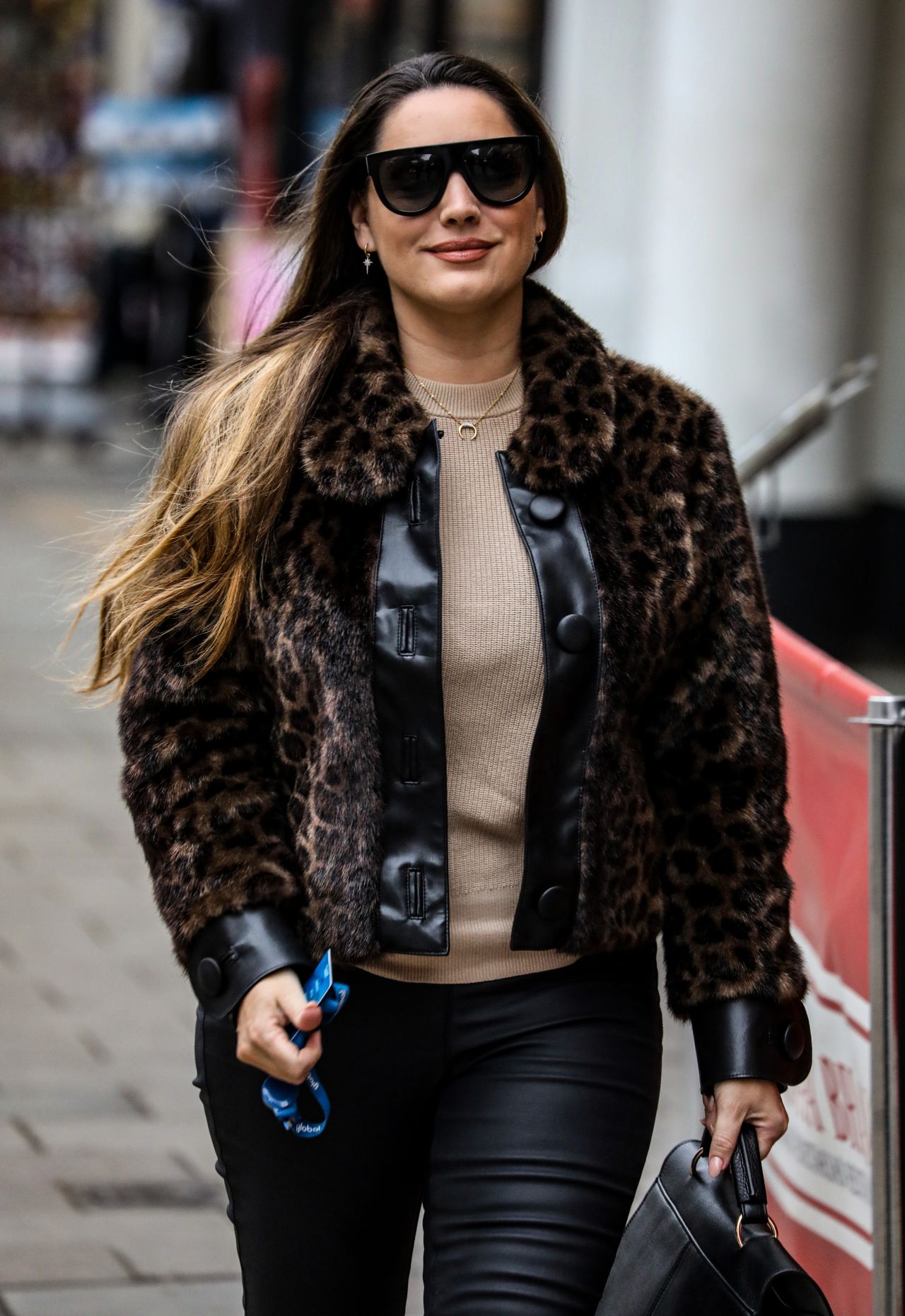 Kelly Brook - Arriving at the Global Radio Studios in London 03/19/2020