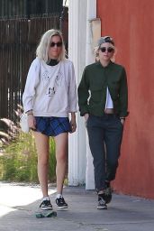 Kristen Stewart - Out With a Friend in Los Feliz 03/08/2020