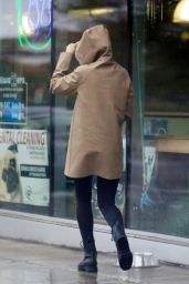 Lily Collins - Out in the Rain in LA 03/13/2020